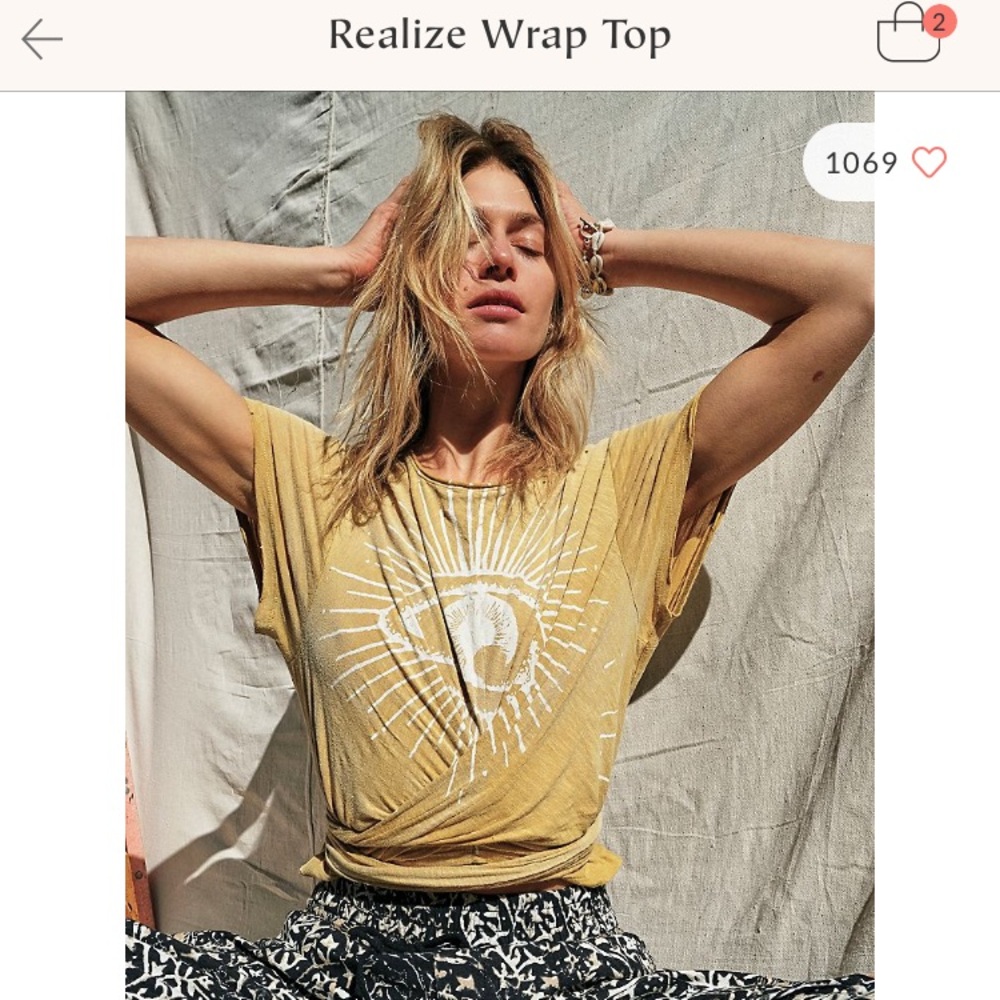 Free People Magnolia Pearl Boho Wrap Top